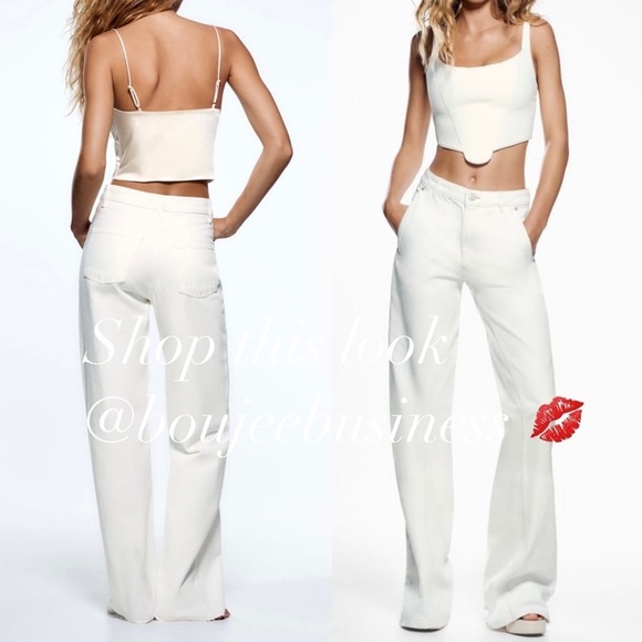 ZARA Wide Leg Jeans BNWT - Picture 5 of 5